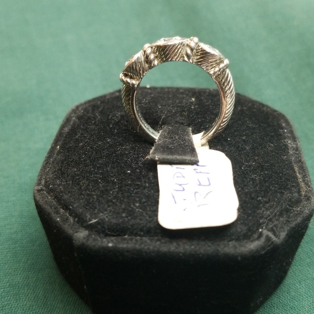 Designer sterling CZ ring - Picture 5 of 5